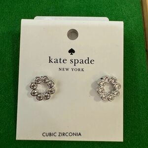 Kate Spade Silver Flower Stud Earrings